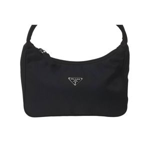 Prada Hobo Black Handbag Nylon